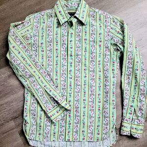 Ralph Lauren Floral Striped Button Down